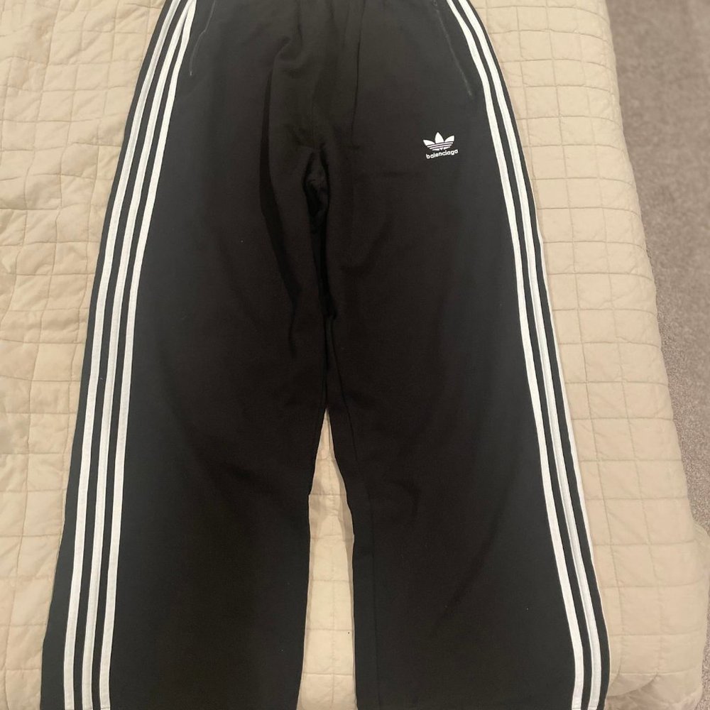 BALENCIAGA X ADIDAS 2022 Striped Lounge Bottoms